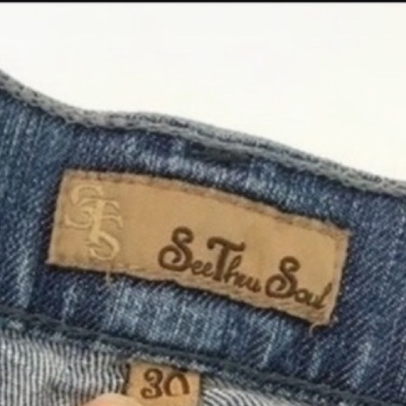 STS See Thru Soul “I Am Frankie Bootcut” Jeans Size 30 - Picture 5 of 5
